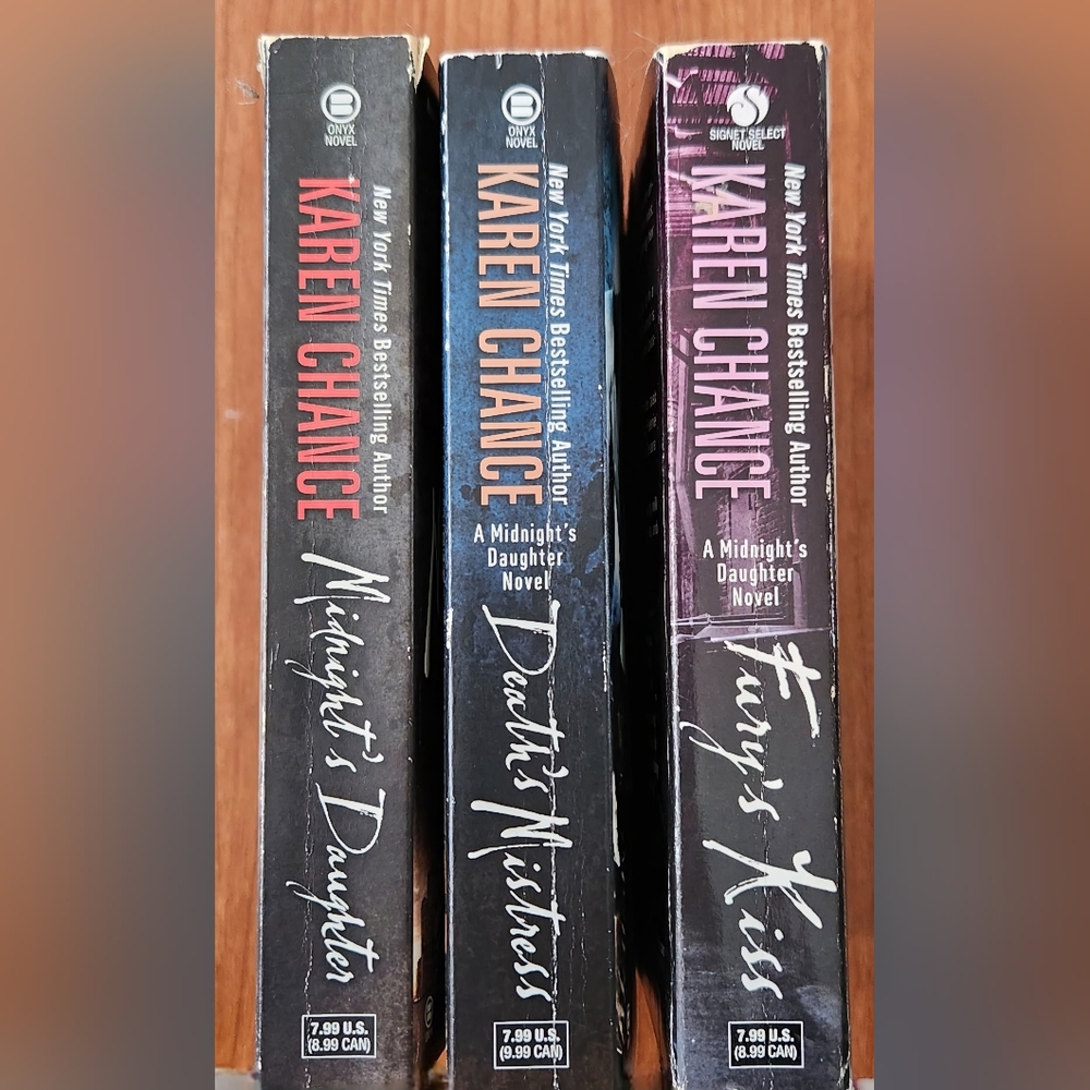 Karen Chance: A Midnight Daughters Novel books 1-3 Paperback